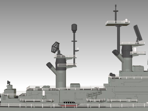 USS Belknap CG-26 3D Принт Модель