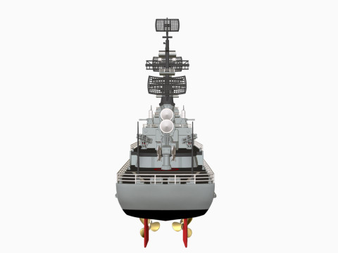 USS Leahy DLG-16 3D 打印模型