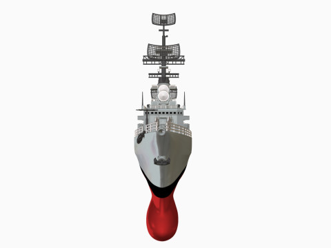 USS Leahy DLG-16 3D 打印模型