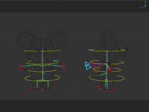 Rigged Cartoon Mouse 3Dモデル