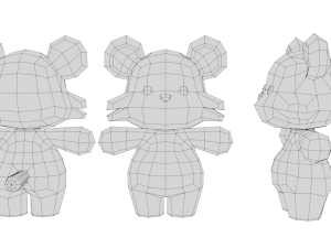 Rigged Cartoon Tiger 3D 模型