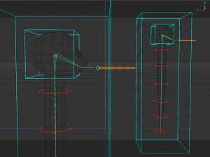 Rigged Cartoon Snake 3D Model