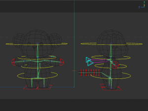 Rigged Cartoon Monkey 3Dモデル