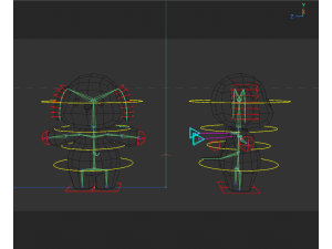 Rigged Cartoon Dog Modelo 3D