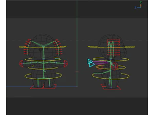 Rigged Cartoon Dog 3D Model