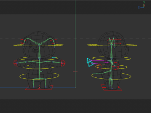 Rigged Cartoon Pig Modelo 3D