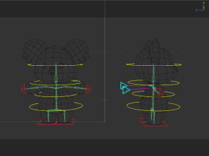 Rigged Cartoon Koala 3D 模型