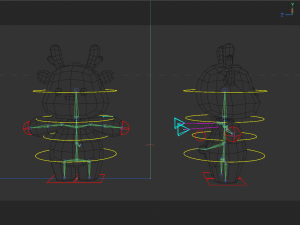 Rigged Cartoon Deer 3D 模型