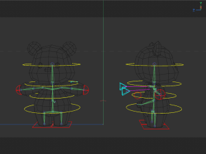 Rigged Cartoon Bear 3Dモデル