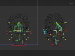Rigged Cartoon Lion Modelo 3D