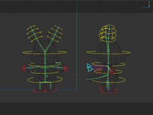 Rigged Cartoon Kangaroo 3D 모델