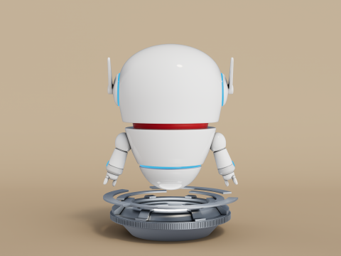Rigged Cartoon Robot 3D Model