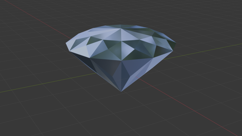 블루 다이아몬드 3D 모델 .c4d .max .obj .3ds .fbx .stl .blend