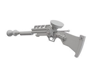 Seampunk Rifle 3Dモデル