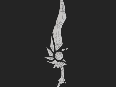 Crystal Sword 3D 모델