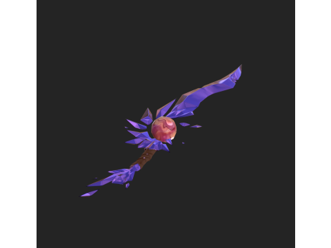Crystal Sword 3D 모델