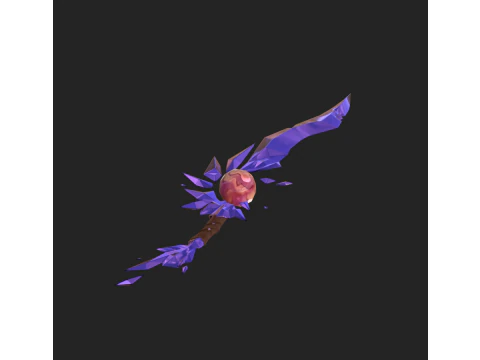 Spada di cristallo Modello 3D