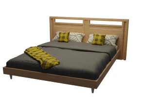 Kingsize bed 3D Model