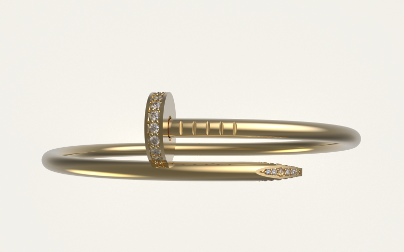 Bransoletki JUSTE UN CLOU Nowy Mechanizm Model do druku 3D .c4d .max .obj .3ds .fbx .stl .blend 