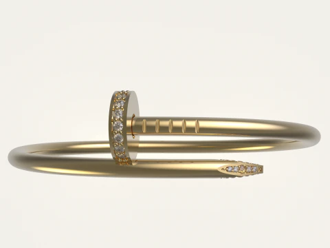 JUSTE UN CLOU 手链 New Mechanizme 3D 打印模型