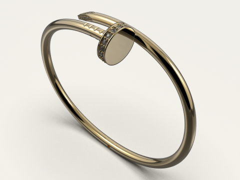 Bransoletki JUSTE UN CLOU Nowy Mechanizm Model do druku 3D