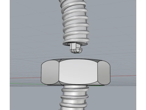 Ecrou de Cartie Bracelet 3D Print Model
