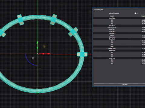 Ecrou de Cartie Bracelet 3D Print Model