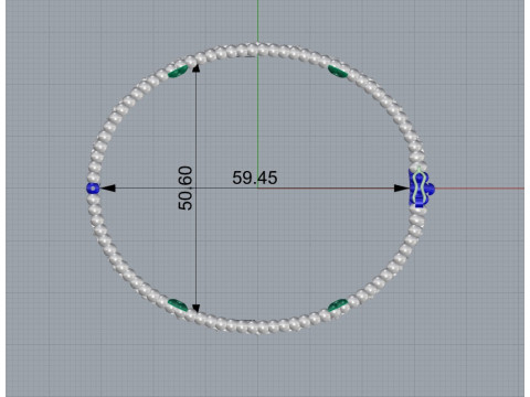 Van Cleef - Bransoletka z koniczynami Perlee Model do druku 3D