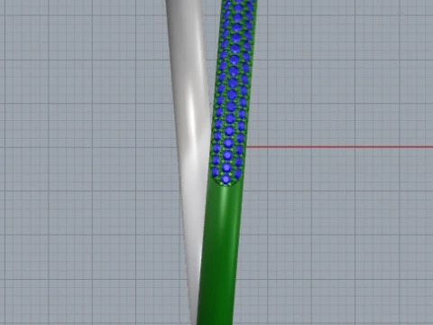 Bracelet Clou all diamond 3D Print Model