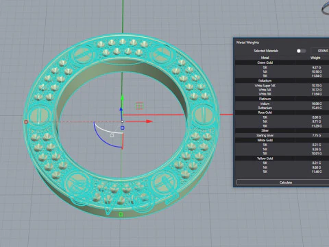 Love Pendant all diamond 3D Print Model