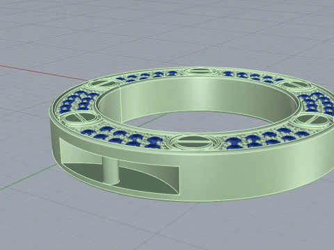 Love Pendant all diamond 3D Print Model