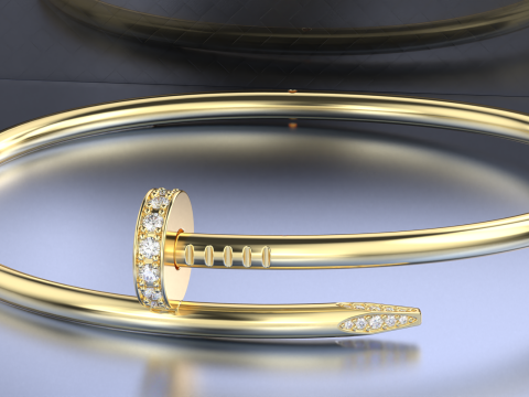 Pulsera JUSTE UN CLOU Nuevo Mechanizme 20sz Modelo de impresión 3D