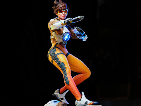 Tracer Overwatch 3D Figures Ready to Print Modelo de impresión 3D