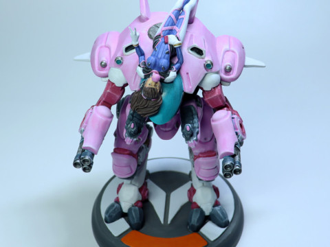 DVa and Meka Overwatch 3D Figures Ready to Print 3D Print Model