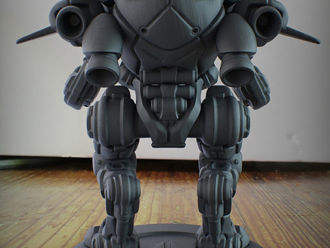 DVa and Meka Overwatch 3D Figures Ready to Print Modèles 3D en vedette