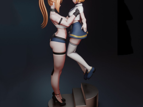 Samus Aran and Zelda 3D Figures Ready to Print Modelo de Impressão 3D