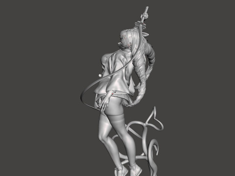 Demon Slayer Mitsuri Kanroji 3D Figures Ready to Print 3D Print Model