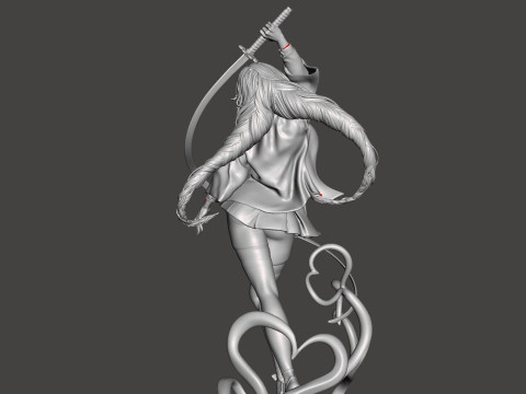 Demon Slayer Mitsuri Kanroji 3D Figures Ready to Print 3D Print Model