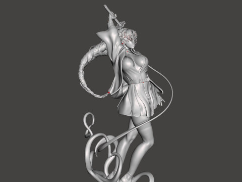 Demon Slayer Mitsuri Kanroji 3D Figures Ready to Print 3D Print Model