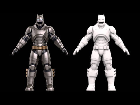 Full Armored Batsuit Batman vs Superman Cosplay 3D Ready to Print 3D Print Model