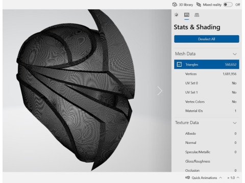 Dark Hawk Helmet Ready to Print 3D Принт Модель