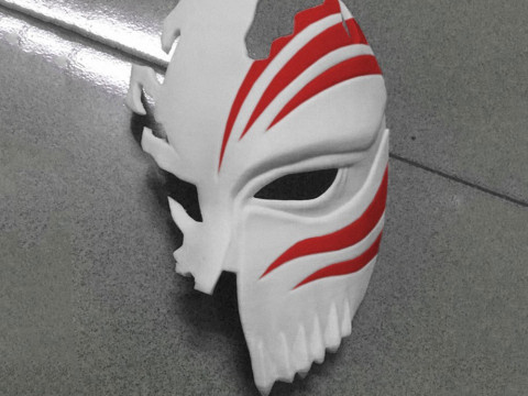 Bleach Ichigo Half Hollow Mask Ready to Print 3D Print Model