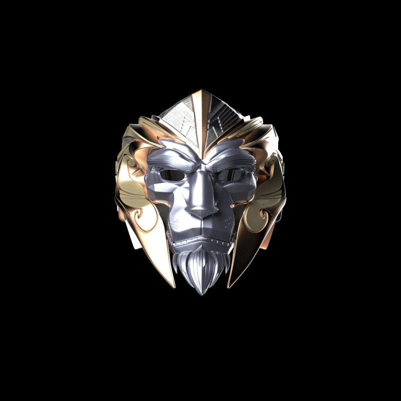 Anduin Wrynn WOW Helmet Ready to Print 3D Print Model .c4d .max .obj .3ds .fbx .stl .blend 