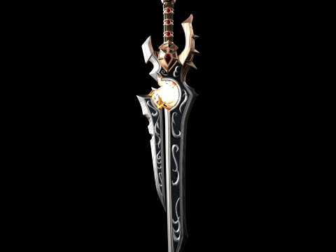 Anduin Wrynn WOW Sword Ready to Print 3D 프린트 모델