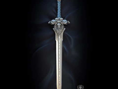 A Espada da Guarda Real Warcraft pronta para imprimir Modelo de Impressão 3D