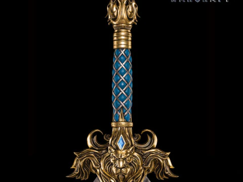 The Sword of King LLane Warcraft Ready to Print 3D Print Model