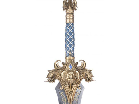 The Sword of King LLane Warcraft Ready to Print 3D Baskı Modeli