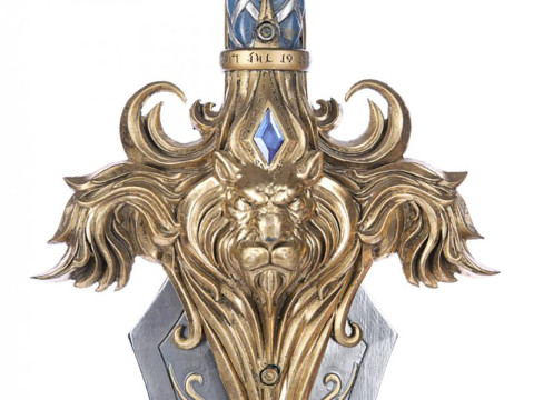 The Sword of King LLane Warcraft Ready to Print 3D Baskı Modeli