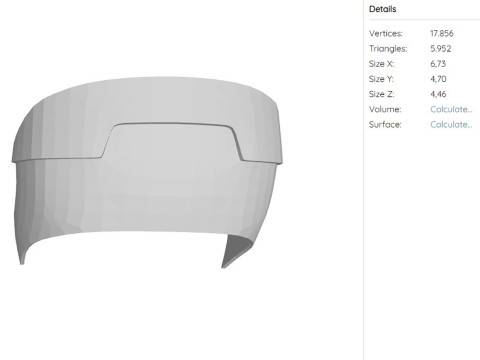 War Machine MK1 Helmet Iron Man Mark 1 Ready to Print Model do druku 3D