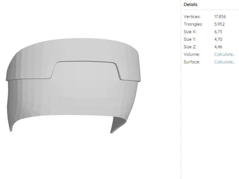 War Machine MK1 Helmet Iron Man Mark 1 Ready to Print 3D Print Model